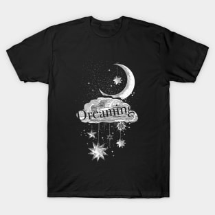 Cloud, stars and moon T-Shirt